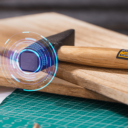 Молоток слесарный Deli YS DL442200, 0.2 кг, деревянная рукоятка - 4