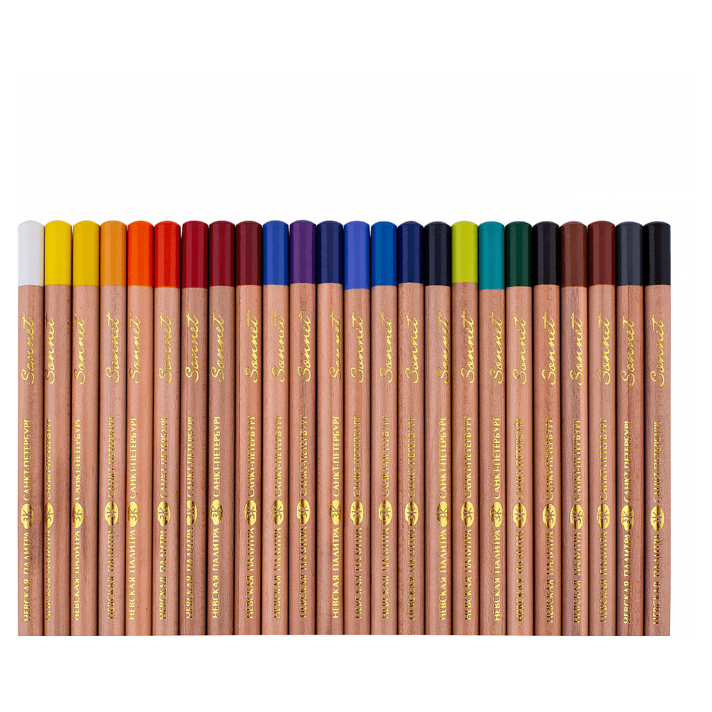 Набор карандашей пастельных "Сонет", 24 цвета - 2