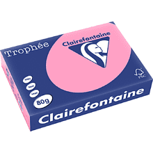 Бумага цветная "Trophee", A4, 500 листов, 80г/м, розовый, -30%