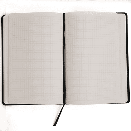 Книга записная "Stripes", А5, 128 листов, клетка, черный - 4