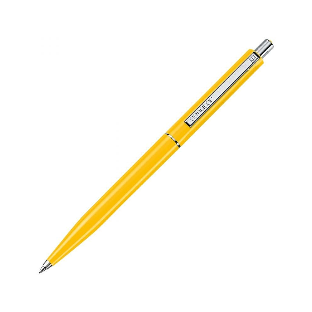 Ручка шариковая автоматическая "Senator Point Polished", 1.0 мм, ассорти, стерж. синий - 6