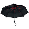Зонт складной "Skye Foldable", 95 см, черный, красный - 2
