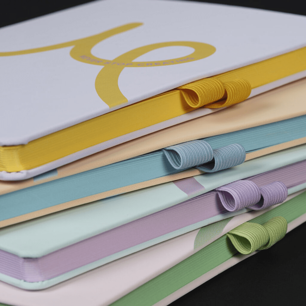 Блокнот "Doodle yellow paper", А5, 96 листов, фиолетовый, срез желтый - 8