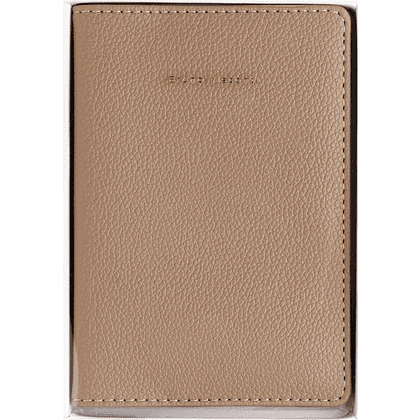 Обложка для паспорта "Бежевая", кожзам