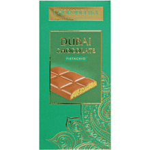 Шоколад молочный "Dubai Pistachio" с начинкой из фисташки, 50 гр