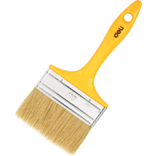 Кисть малярная Deli YS EDL509139, плоская, 4"-100 мм, смешанная щетина