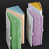 Блокнот "Doodle lilac paper", А5, 96 листов, голубой, срез фиолетовый - 6