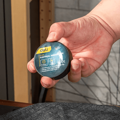 Изолента ПВХ Deli YS EDL5261, 18 мм x 10 м, 130 мкм, черная - 2 Изолента ПВХ Deli YS EDL5261, 18 мм x 10 м, 130 мкм, черная - 2