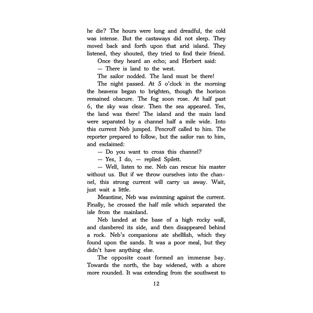 Книга на английском языке "Легко читаем по-английски. Таинственный остров. Уровень 2", Жюль Верн - 12