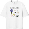 Футболка унисекс "Libra. Беларусачка", XS-S, х/б, оверсайз, белый - 4