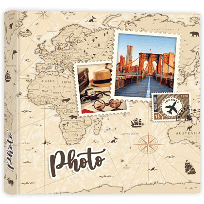 Альбом для фото "ADHESIVE", 31х32 см, 50 страниц, разноцветный