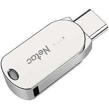 Карта памяти Netac USB Flash 3.2 + TypeC Dual, 32 Gb U785C, алюминиевый сплав