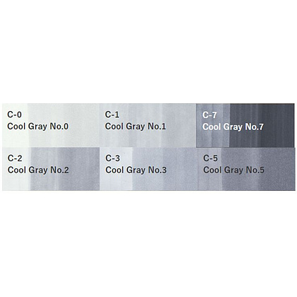 Маркер перманентный "Copic ciao", C-2 холодный серый №2 - 2