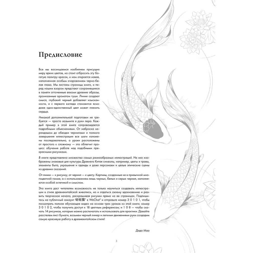 Книга "Искусство линий. Учимся рисовать в китайском стиле: от наброска до готовой иллюстрации", Дада Мао - 3