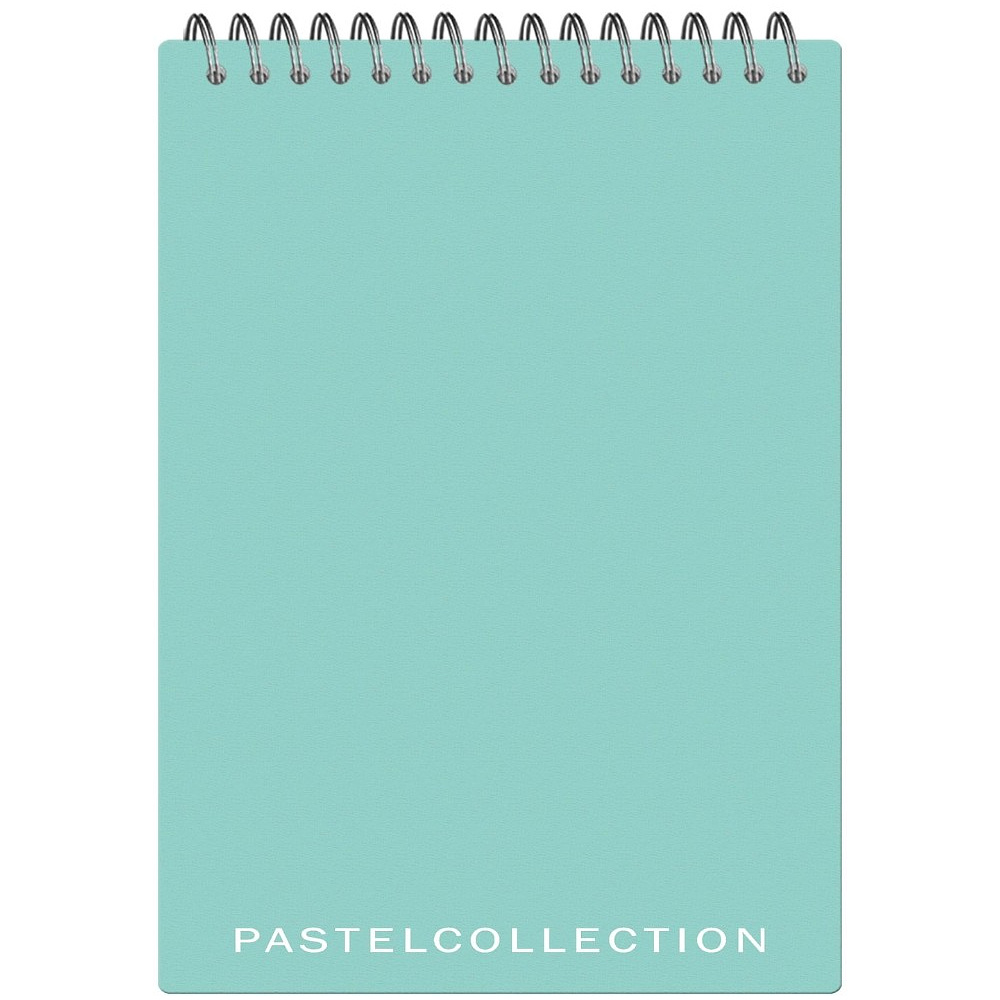 Тетрадь "Pastel Collection", А5, 60 листов, клетка, мятный, голубой 