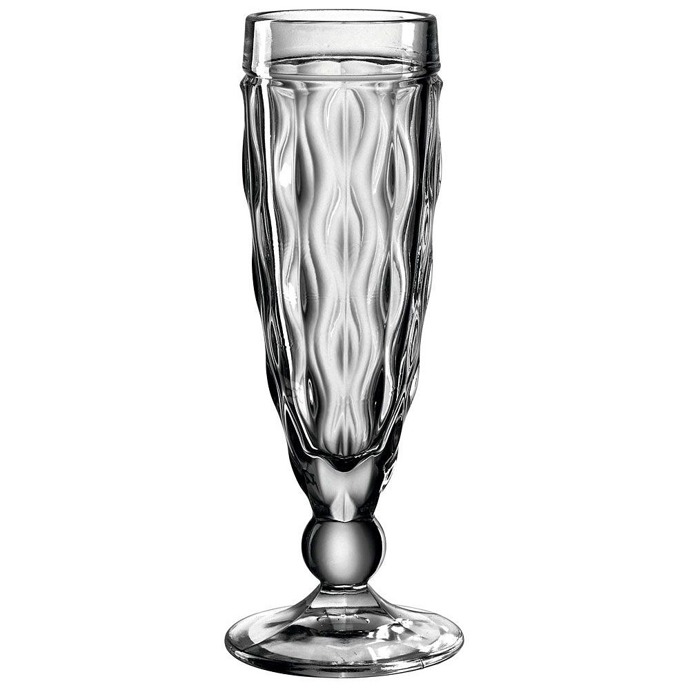 Бокал стеклянный для шампанского "Brindisi", 140 мл, серый