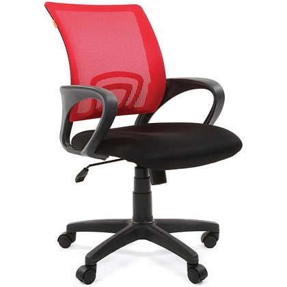 Кресло для персонала "Chairman 696", ткань, пластик, оранжевый - 4