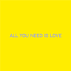 Термокружка "All you need is love", soft touch, желтый - 2