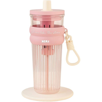 Кружка термическая "Тамблер Embrace", 750 мл., пластик, розовый