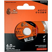 Диск алмазный по керамике M-Lion, 105х22.23 мм, ультратонкий