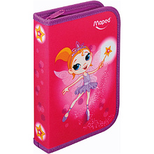 Пенал "Fairy", 1 отделение, с наполнением, -30%