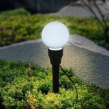 Гирлянда уличная "Светящийся шар", 3,5 м, 6 LED, белый, солнечная батарея