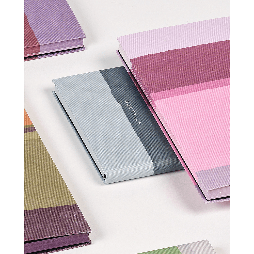 Еженедельник датированный "Stripes Shadow", А5, 96 листов, голубой, срез разноцветный, 2026 - 5