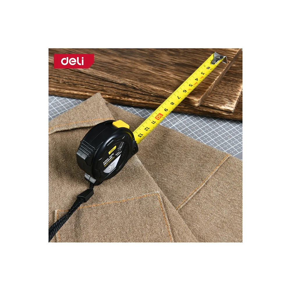 Рулетка Deli YS EDL3799, 3 м х 16 мм, желтый, черный - 3