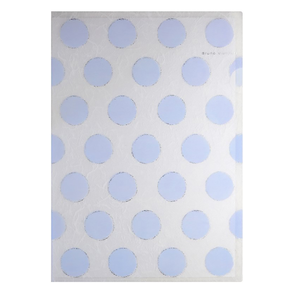 Папка-уголок "Dots", А4, 180 мк, синий