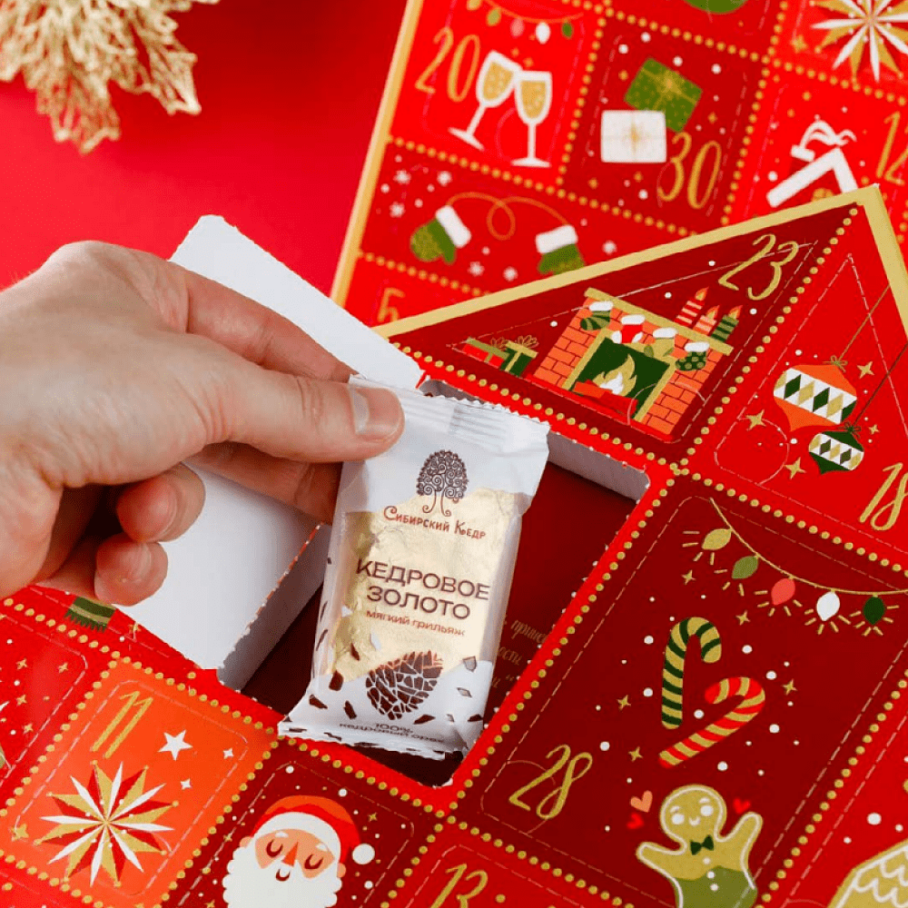 Адвент-календарь "Кедровая История", 630 г - 2