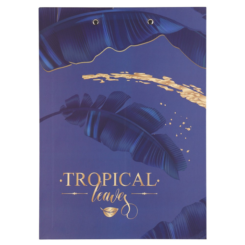 Планшет с зажимом "Gold Tropic", А4, синий - 2