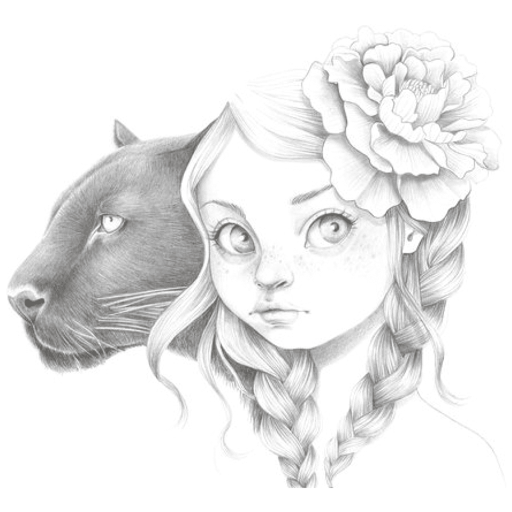 Раскраска на английском языке "Colouring book Wild 4", Emmanuelle Colin - 4