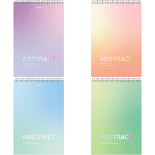 Блокнот "Abstract", А4, 80 листов, клетка, ассорти