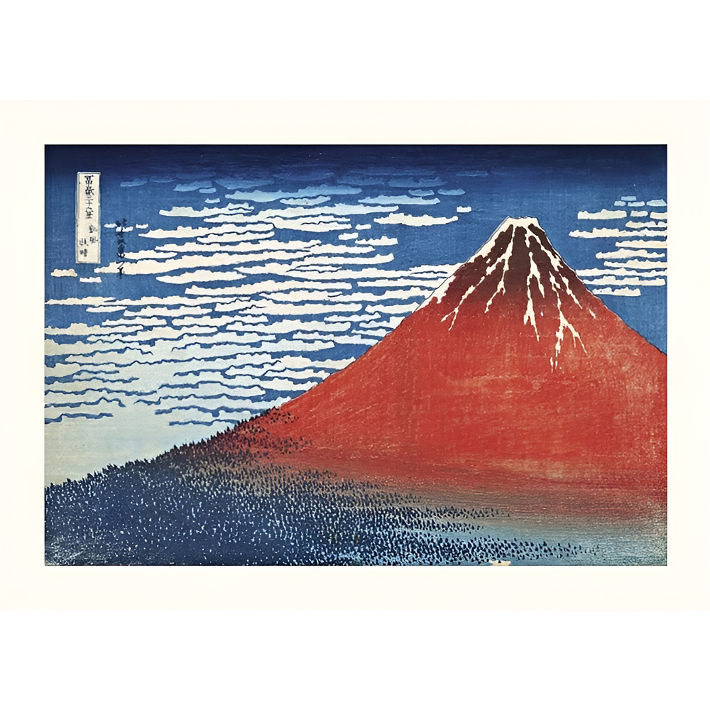 Книга на английском языке "Hokusai: Thirty-Six Views of Mount Fuji", Amelie Balcou - 4