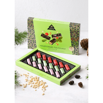 Конфеты "Сибирские конфеты", кедровые палочки, ассорти, 110 г - 3