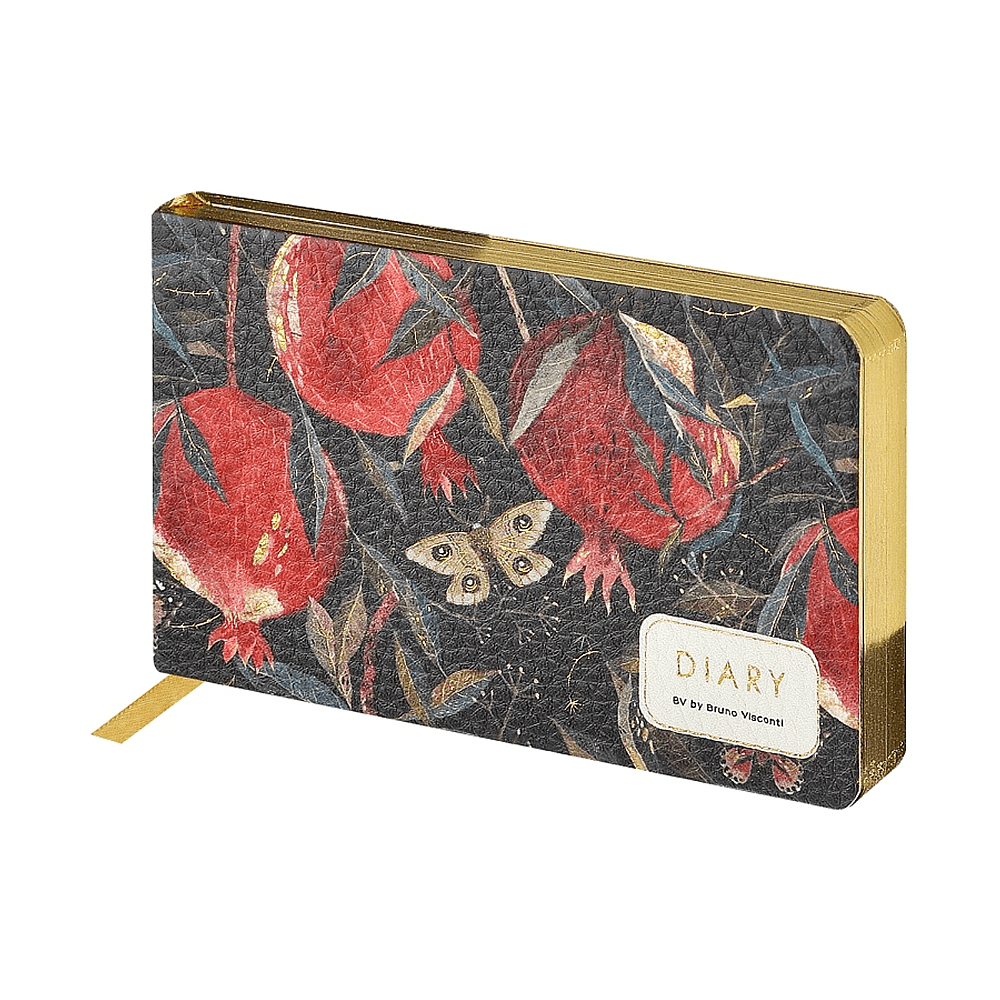 Еженедельник недатированный "Гранат", А6- , 160 страниц, линованный, разноцветный