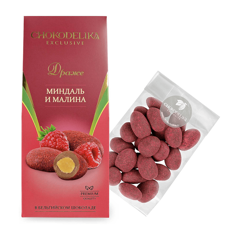 Драже "Миндаль и малина", 100 гр., в коробке - 3