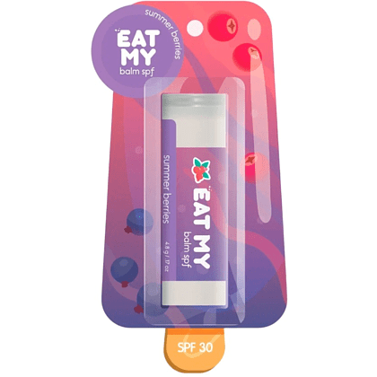 Бальзам для губ "Eat My" SPF 30, 4.8 г, аромат летние ягоды