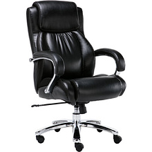 Кресло для руководителя BRABIX "Premium Status HD-003", экокожа, металл, черный