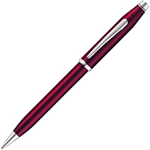 Ручка шариковая "Century II Translucent Plum Lacquer", 0.7 мм, красный, стержень черный