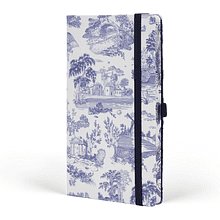 Блокнот "Landscapes marine blue", А5, 96 листов, на резинке, фиолетовый