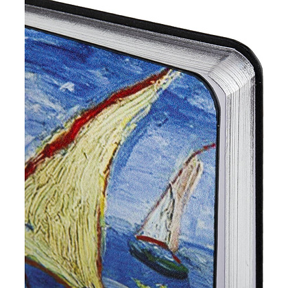 Ежедневник недатированный "Van Gogh", А5, 136 страниц, синий - 4