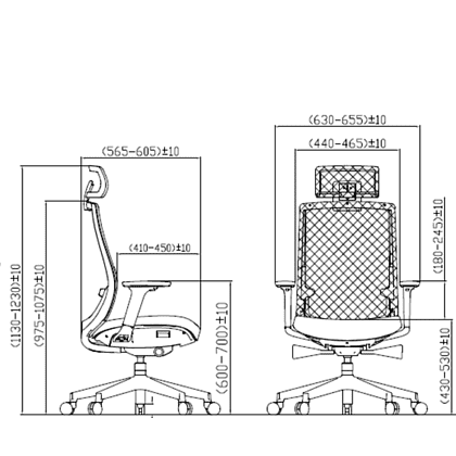 Кресло для руководителя SitZone "CH-312А", ткань, пластик, черный - 6