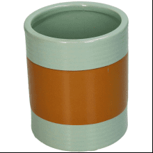 Кашпо "Planter Olives", керамика, разноцветный