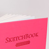 Скетчбук для графики и маркеров "Bristol Touch", A5, 180 г/м2, 50 листов, малиновый - 3
