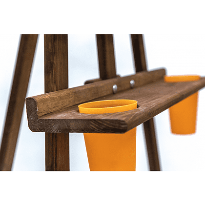 Мольберт лира "Малевичъ. Комфорт", сосна, коричневый - 4