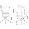 Кресло для руководителя Бюрократ CH-608/ECO, эко.кожа, пластик, черный - 10