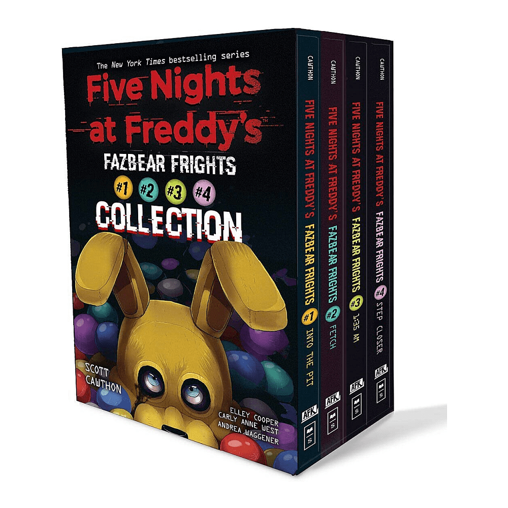 Комплект из 4-х книг на английском языке "Five Nights At Freddy's Fazbear Frights  Box Set 4 in 1", Cawthon S., Cooper E., West C. A. 