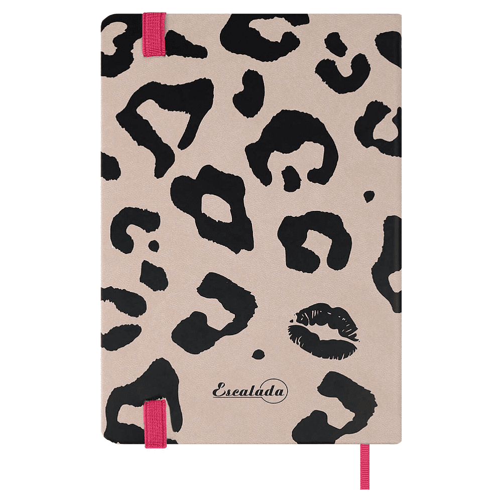 Книга записная "Леопард", А5, 120 листов, линейка, пудрово-бежевый - 4