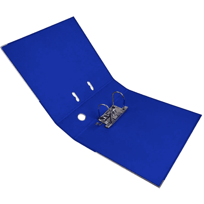 Папка-регистратор "Yesli:", А4, 75 мм, ПВХ, синий - 5